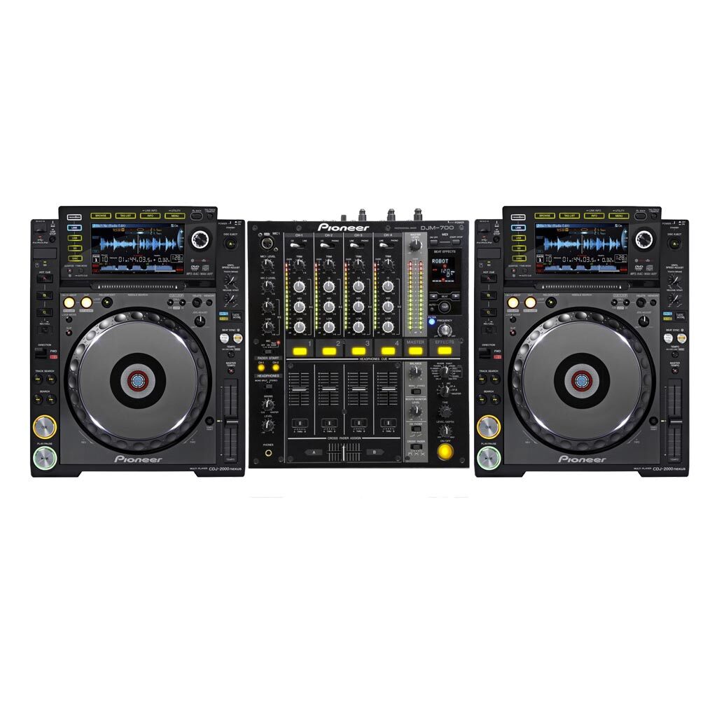 DJ-set 3 – Pioneer 700/2000