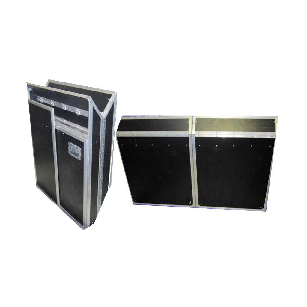 Flightcase DJ meubel zwart