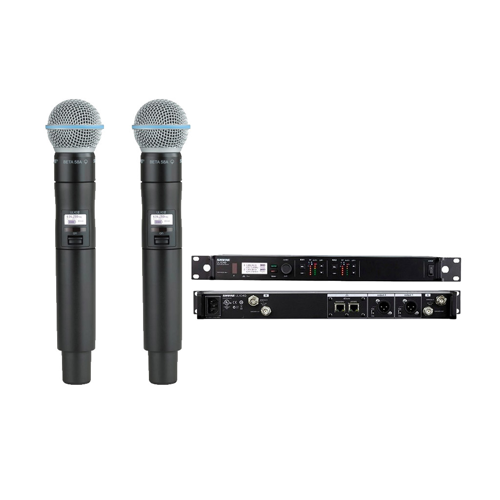 Shure ULX-D set – 2x handheld