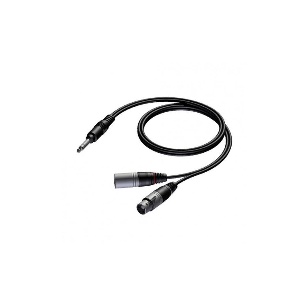 Xlr M/F – Jack Stereo insert kabel