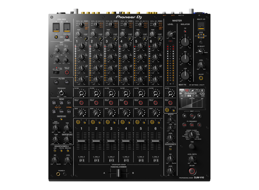 Pioneer DJM-V10 6-kanaals dj-mixer