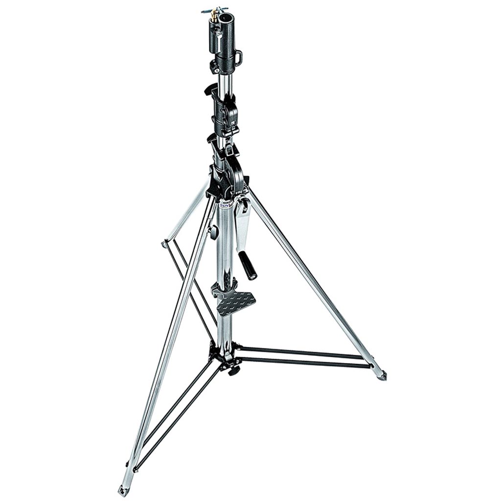 Manfrotto 087 wind-up statief 370cm hoogte (max30kg)