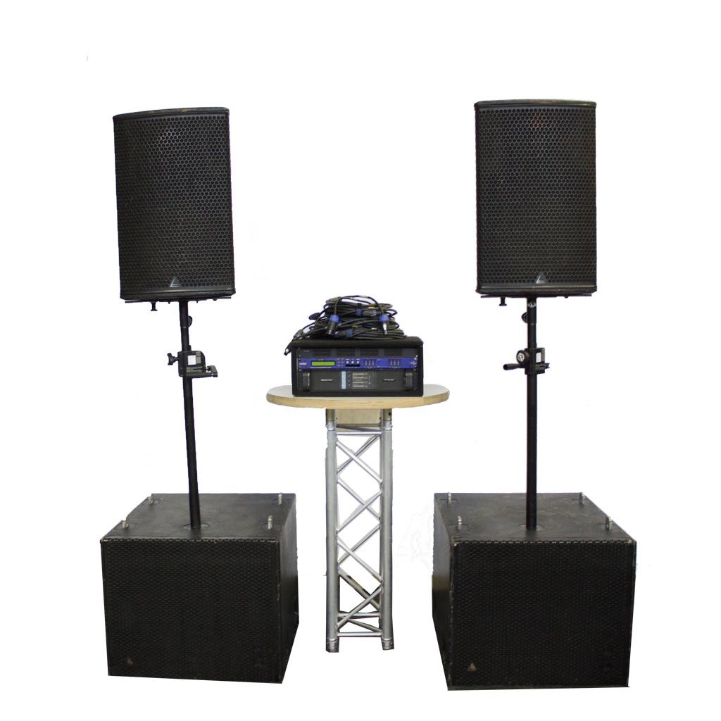 Adamson 2 x M15 top, 2 x S119 sub set.