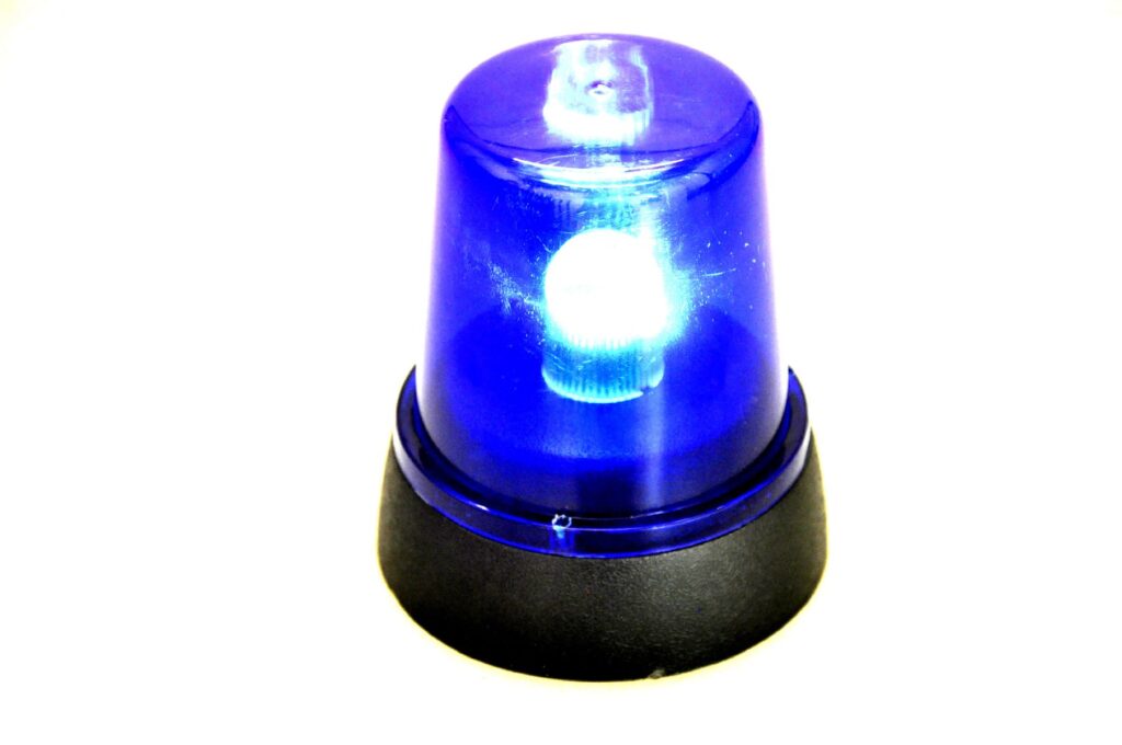 Zwaailicht blauw