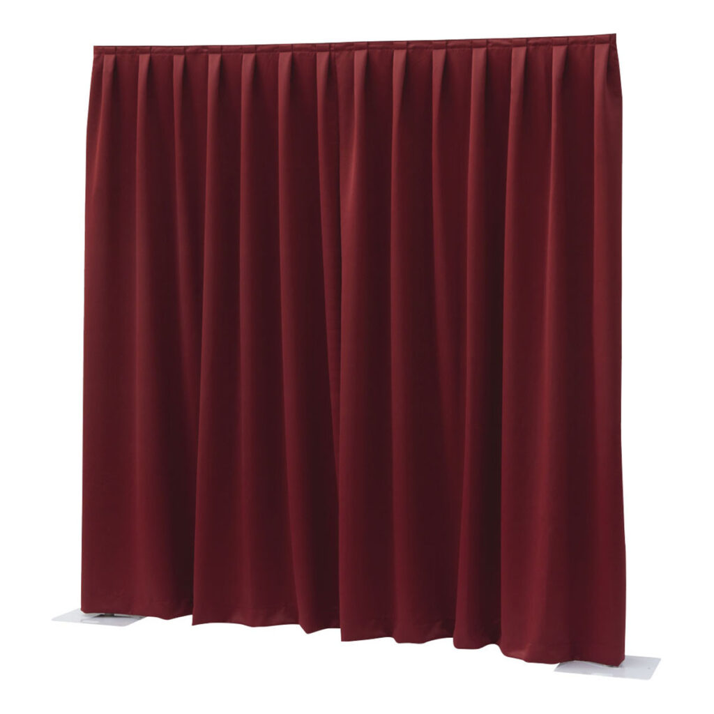 Easydrape doek Rood Velvet 260gr 330×300 cm (bxh) geplooid