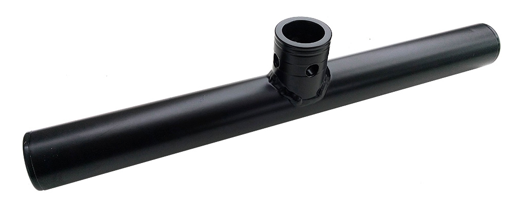 Alubuis 48mm T-outrigger with couplers Zwart