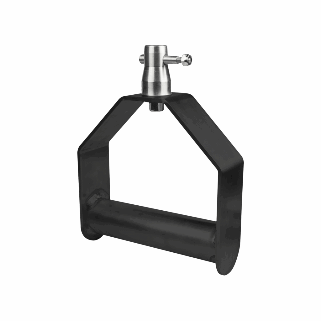 Alubuis 48mm downrigger with couplers Zwart